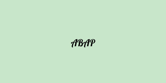 Free AI based ABAP code generator online