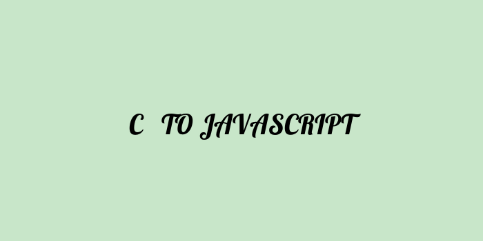 Free AI based c++ to javascript code converter Online