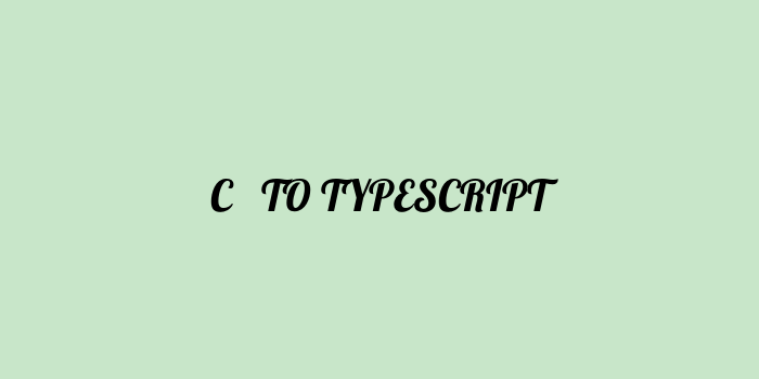 Free AI based c++ to typescript code converter Online