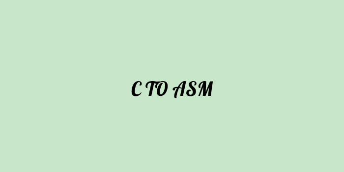 Free AI based c to asm code converter Online