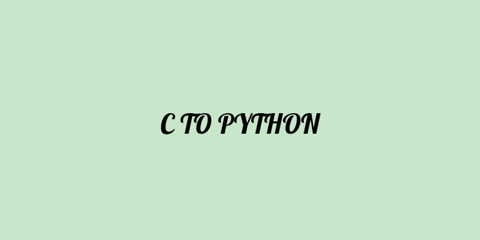 Free AI based c to python code converter Online