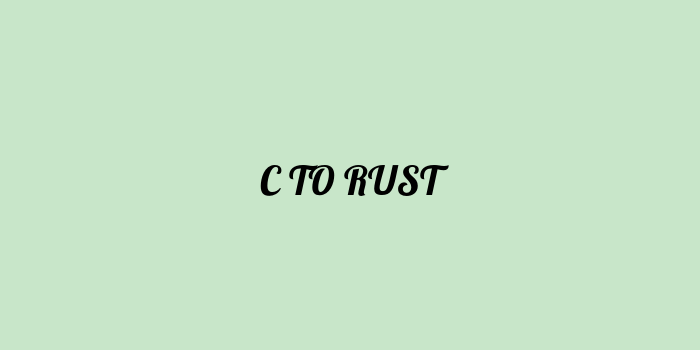Free AI based c to rust code converter Online
