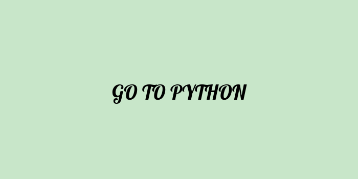 Free AI based go to python code converter Online