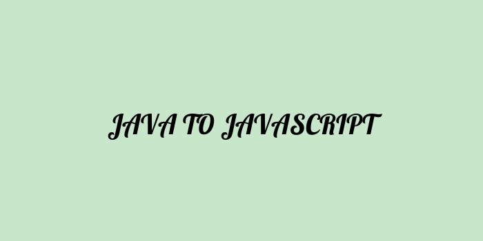Free AI based java to javascript code converter Online