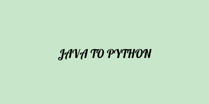 Free AI based java to python code converter Online