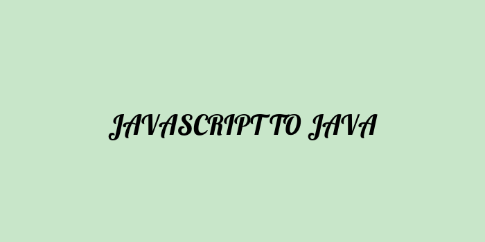 Free AI based javascript to java code converter Online