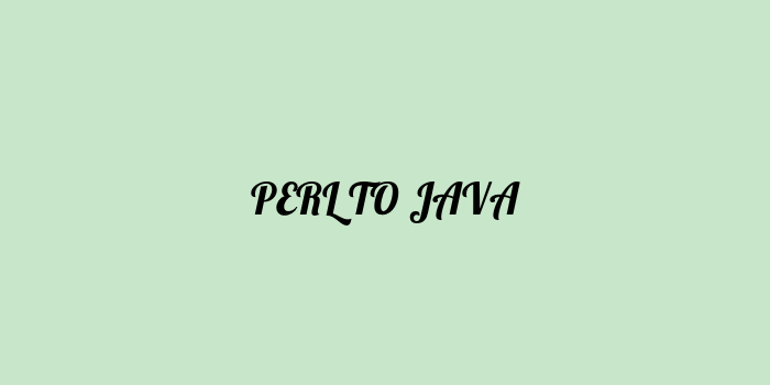 Free AI based perl to java code converter Online