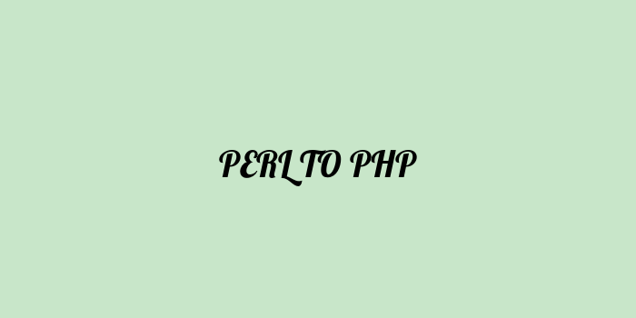 Free AI based perl to php code converter Online