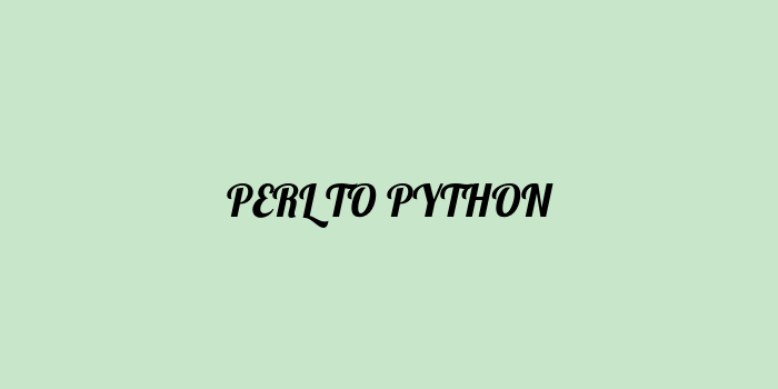 Free AI based perl to python code converter Online