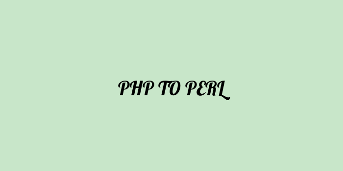 Free AI based php to perl code converter Online