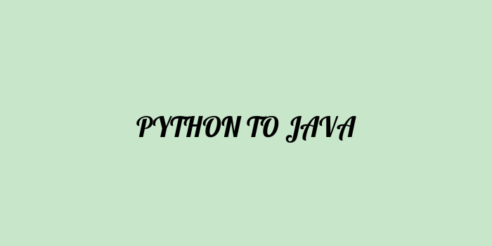 Free AI based python to java code converter Online