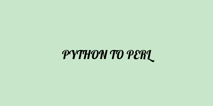 Free AI based python to perl code converter Online