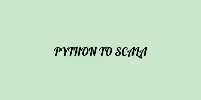 Free AI based python to scala code converter Online