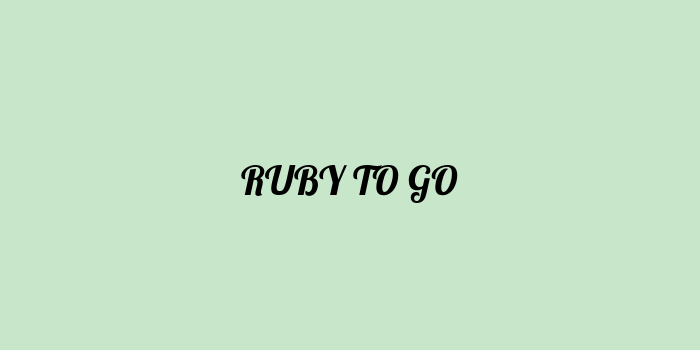 Free AI based ruby to go code converter Online