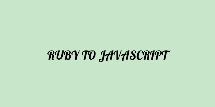 Free AI based ruby to javascript code converter Online