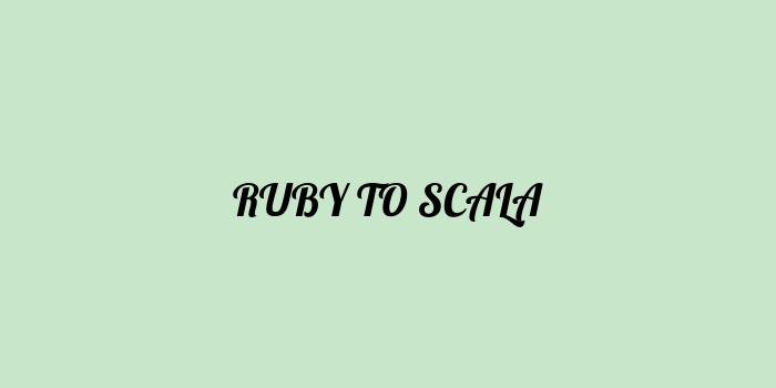 Free AI based ruby to scala code converter Online